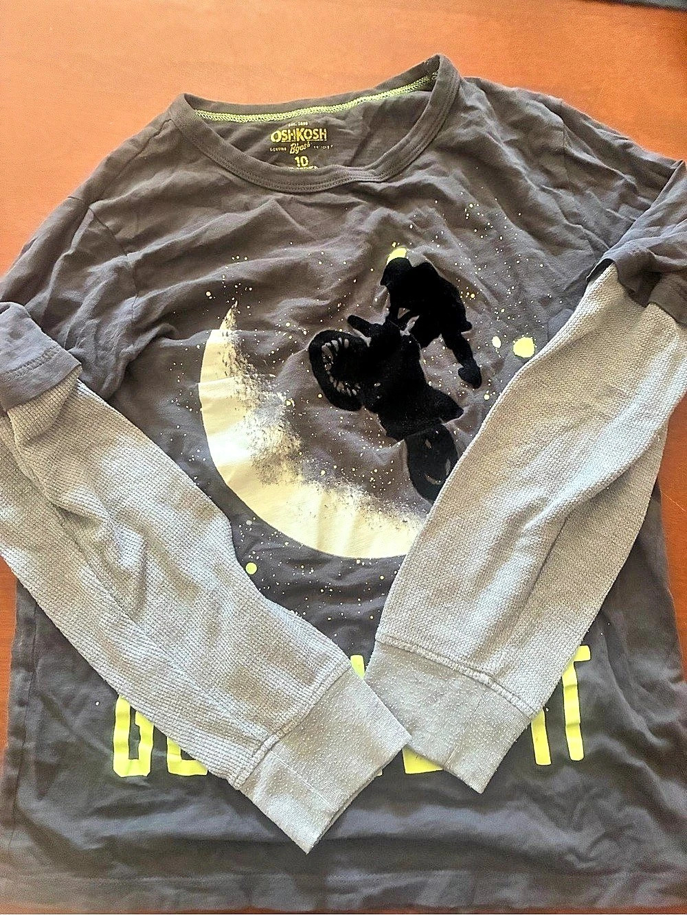 OshKosh Girls Long Sleeve Graphic Tee Size 10